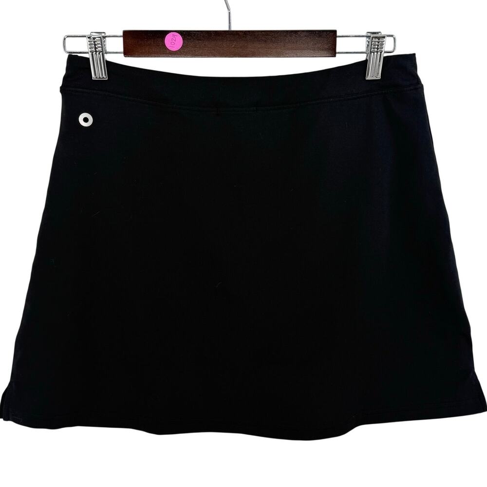 Ekouaer Black Athletic Skort Large